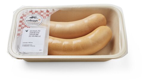 COLRUYT gevogeltecervela's 2x170g