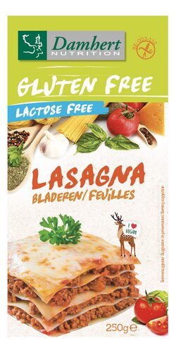 DAMHERT Lasagne bladeren GV LV 250g