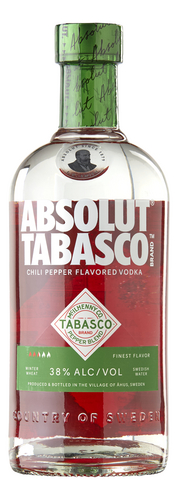ABSOLUT Tabasco Vodka 38% 70cl