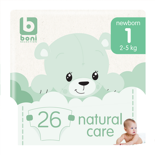 BONI Natural Care luiers 1 newborn 26st