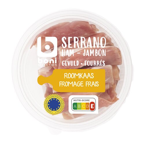 BONI serranoham met roomkaas 100g