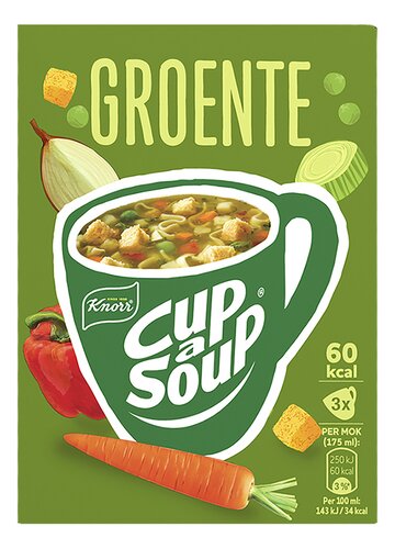 KNORR Cup a soup Groente 3st