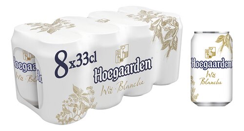 HOEGAARDEN witbier 4,9% blik 33cl