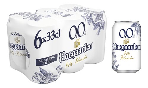 HOEGAARDEN 0,0% witbier blik 33cl