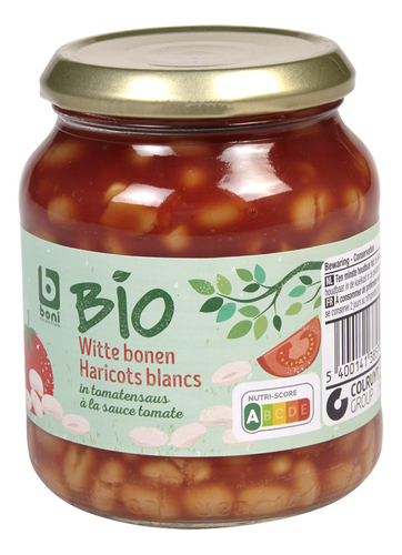 BONI BIO witte bonen tomatensaus 360g