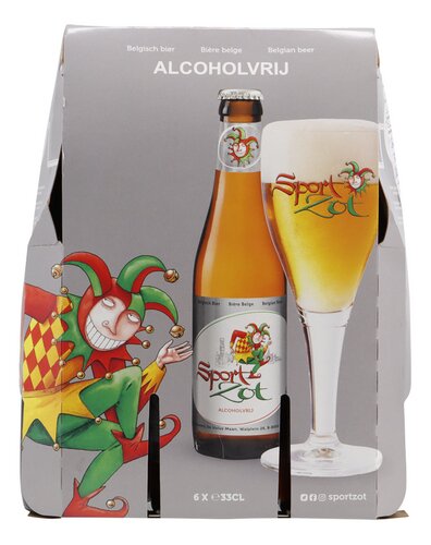 SPORTZOT Alcoholvrij bier 0,4% 6x33cl