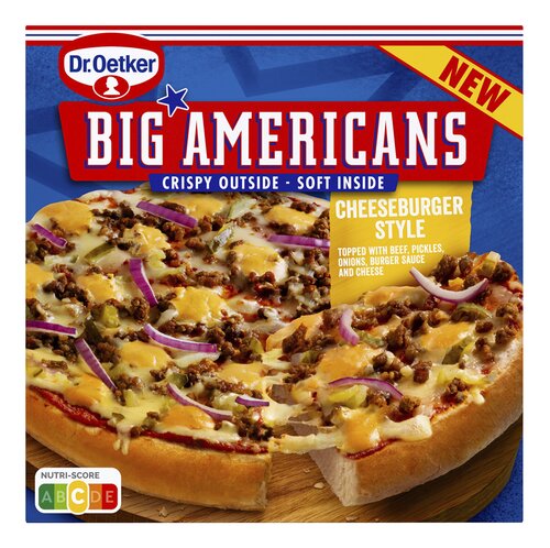 DR.OETKER BIG AMERICANS Cheeseburg. 433g