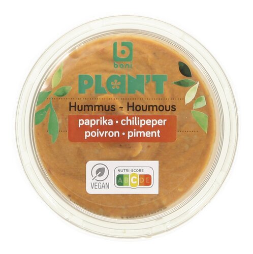 BONI PLAN'T Hummus paprika chili 150g