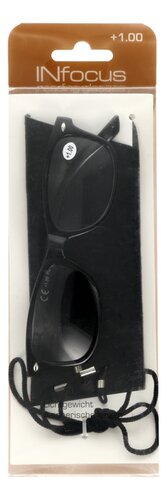 INFOCUS leesbril met etui dioptrie +1