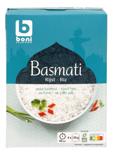 BONI rijst basmati 4x125g