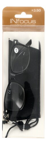 INFOCUS leesbril met etui dioptrie +3,5