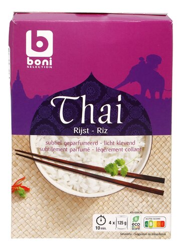 BONI rijst thai kookbuiltjes 4x125g | Colruyt - Collect&Go