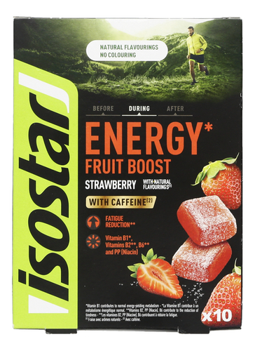 ISOSTAR fruit boos.energy strawber. 100g