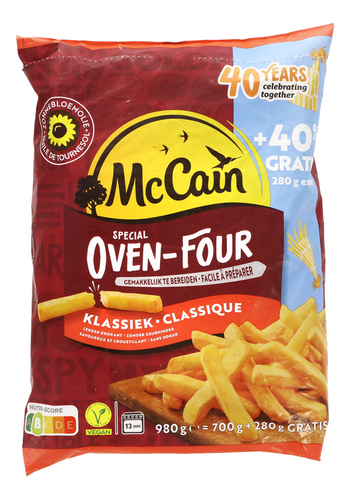 MCCAIN Klassiek | Oven + 280g gr. 980g