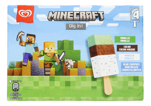 OLA Ijs Minecraft | Stick 4x75ml