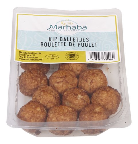 MARHABA kipballetjes Halal 250g