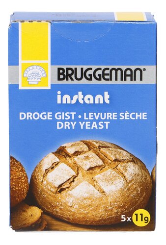 BRUGGEMAN droge gist instant 5x11g