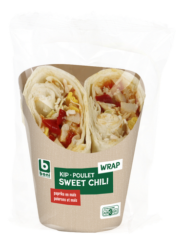 BONI Wrap kip sweet chili 180g