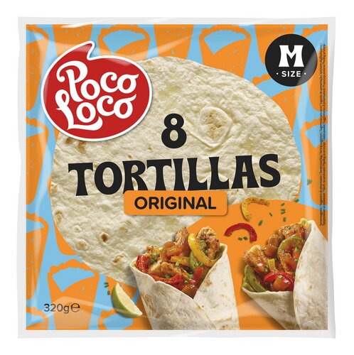 POCO LOCO tortillas Mexicaans 8st 320g