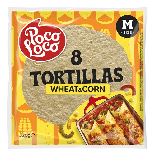 POCO LOCO tortillas maïs 8st 320g
