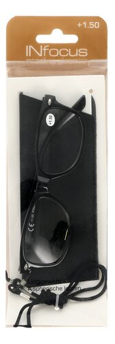INFOCUS leesbril met etui dioptrie +1,5