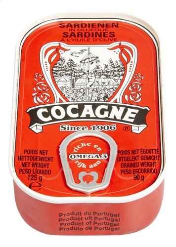 COCAGNE sardienen in olijfolie 125g