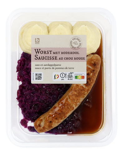 BONI worst rode kool puree 450g