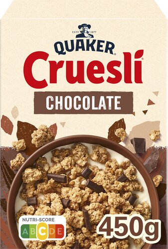 QUAKER CRUESLI Chocolade 450g
