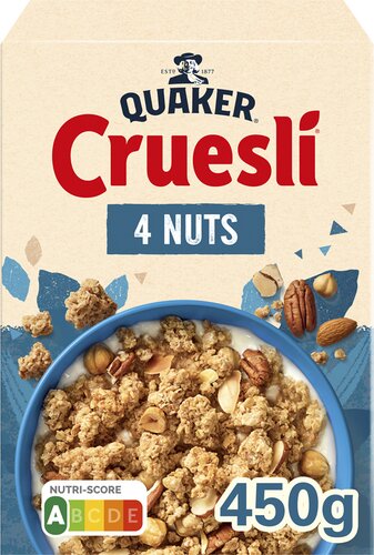 QUAKER CRUESLI Nuts 450g