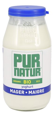 PUR NATUR yog.mager natuur bio glas 500g