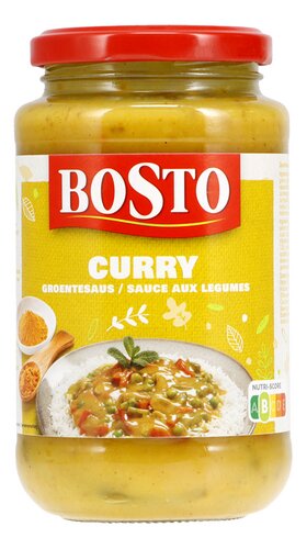 BOSTO Curry Groentensaus 410g