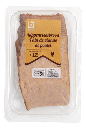BONI kippenvleesbrood 200g