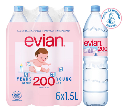 EVIAN plat water 1,5L
