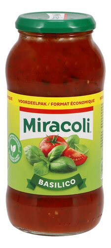 MIRACOLI pastasaus basilicum 675g