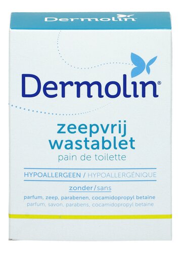 DERMOLIN wastablet zeepvrij 100g