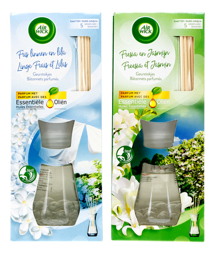 AIR WICK geurstokjes katoen/jasmin 33ml