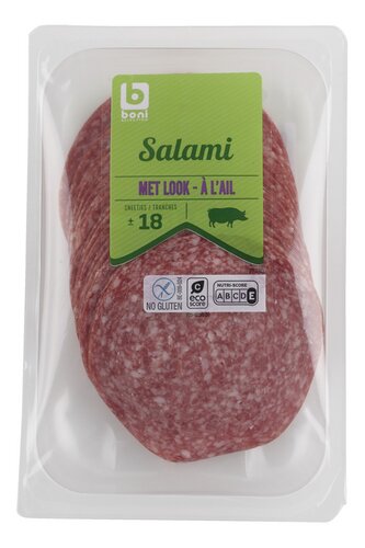 BONI salami met look GV 200g