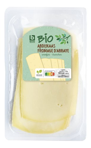 BONI BIO Belgische adbijkaas 6sne. 200g