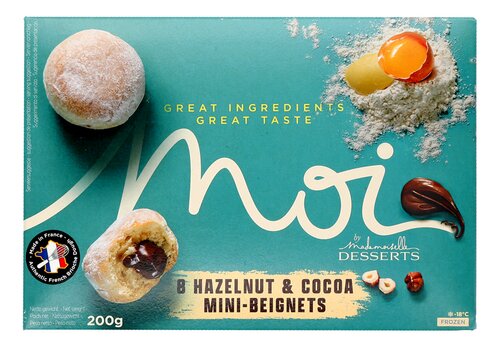 MOI Mini beignets Hazelnoot Cacao 200g