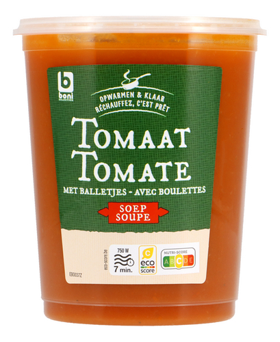 BONI tomatensoep met balletjes 950ml