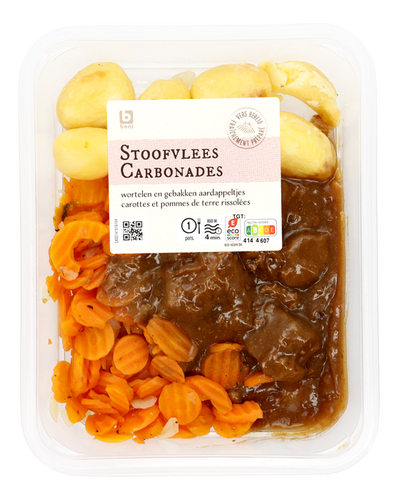 BONI stoofvlees wortelen 450g