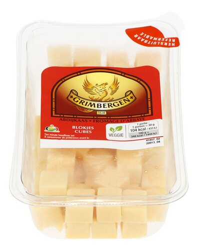 GRIMBERGEN kaas abdij blokjes 280g