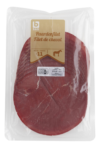 BONI paardenfilet sneetjes 150g