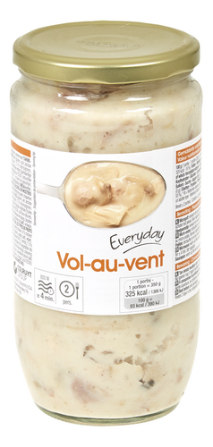 EVERYDAY vol-au-vent bokaal 800g