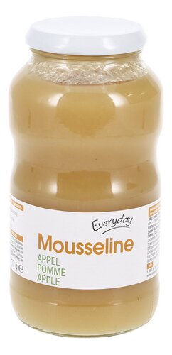 EVERYDAY appelmousseline bokaal 710g