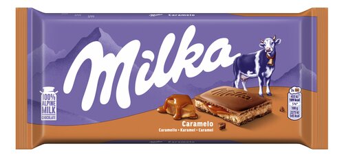 MILKA tablet caramel 100g
