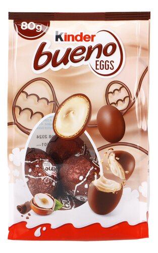 KINDER BUENO melkchocolade eitjes 80g