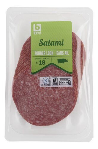 BONI salami zonder look GV 200g