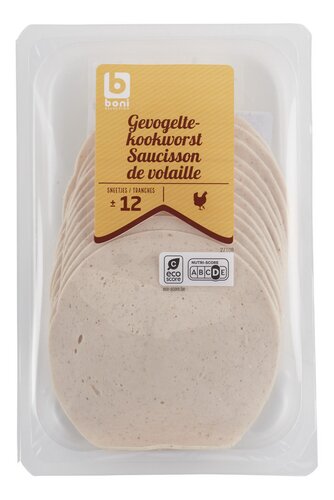 BONI gevogelteworst sneetjes 150g