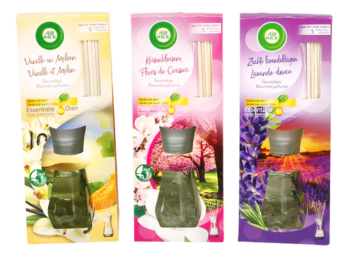 AIR WICK geurstokjes mel/lav/bloem 33ml